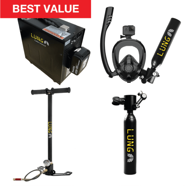 T-500 + Hand Pump + Turbocharger + Sub-Mask